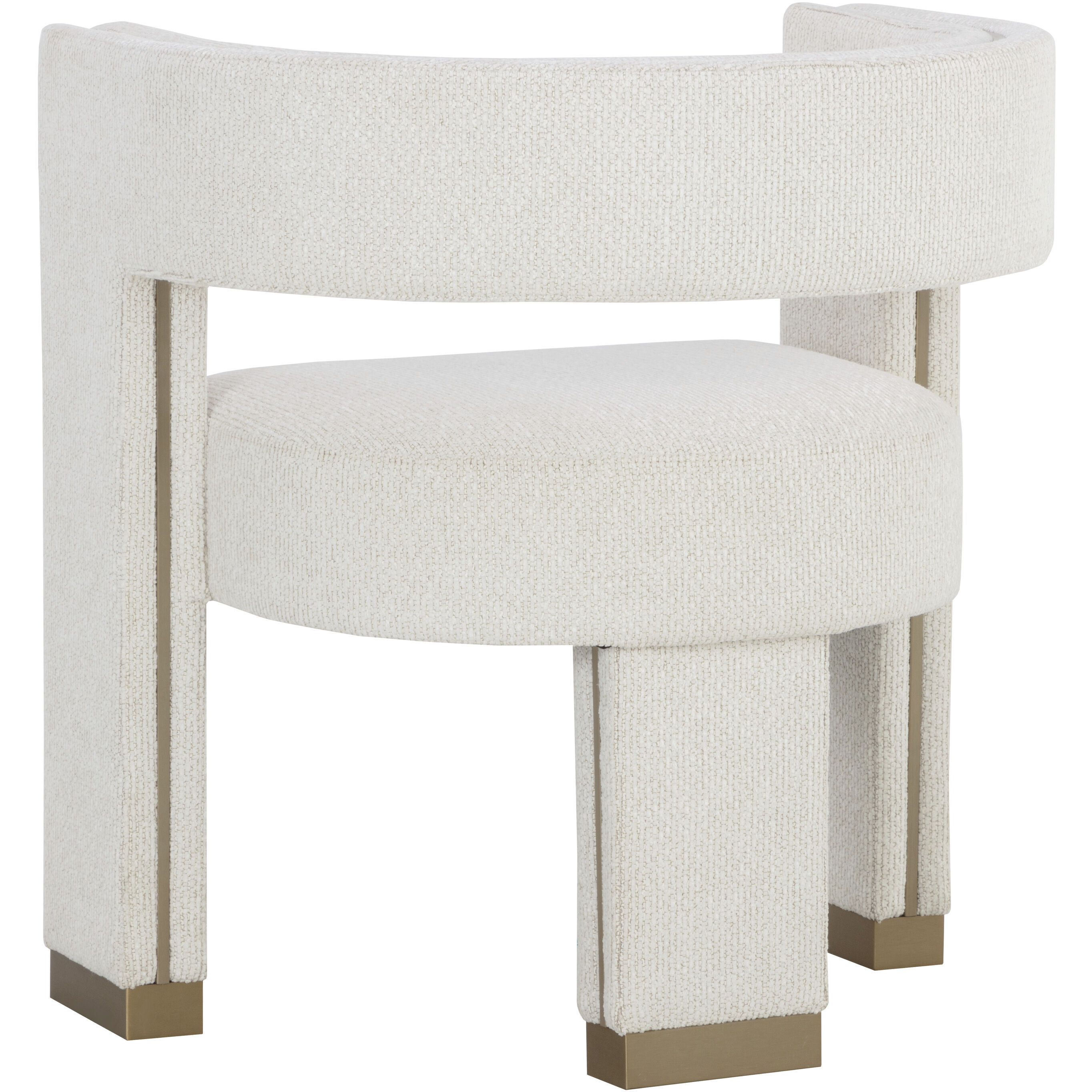 Adamina Rhea Light Barley Dining Armchair
